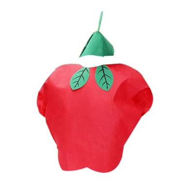 Imagem de kowaku Fantasia infantil de frutas, cosplay, reutilizável, portátil, leve e confortável, roupa para festa temática, Maçã