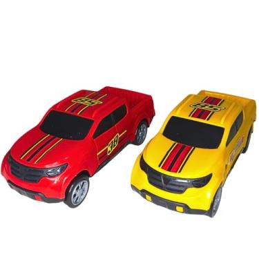 Imagem de Conjunto Brinquedo Caminhonetes Carrinhos Coloridos Bs Toys