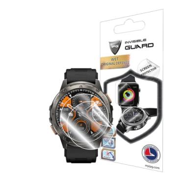 Imagem de IPG Protetor de tela de hidrogel Kospet Tank T3 / Amaztim T3 (2 unidades) Película transparente HD invisível antiarranhões - suave/autorreparação/sem bolhas para TankT3