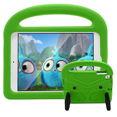 Imagem de UUcovers Capa infantil para iPad 9,7 polegadas 2018 e 2017, iPad 6ª/5ª geração com alça/suporte, espuma vinílica acetinada, suporte à prova de choque para iPad Air 1/Air 2 (Air 1ª/2ª geração) e iPad