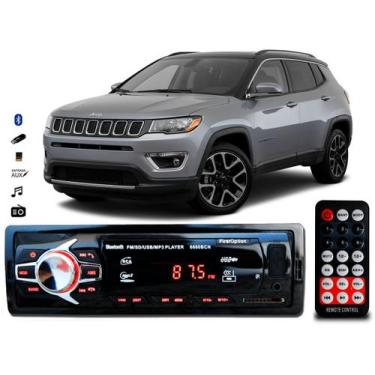 Imagem de Aparelho De Som Mp3 Jeep Compass Bluetooth Pendrive Rádio - OESTESOM