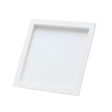 Imagem de Painel led comfort quadrado de embutir 2700k 18w branco fosco bivolt -