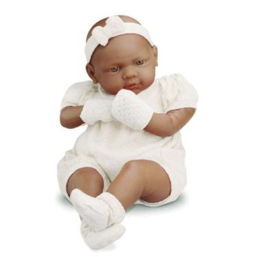 Imagem de Boneca Bebê Reborn Roma Brinquedos Bebê Real Negra 5078