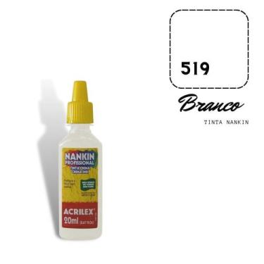 Imagem de Nankin Profissional Acrilex 20ml Branco