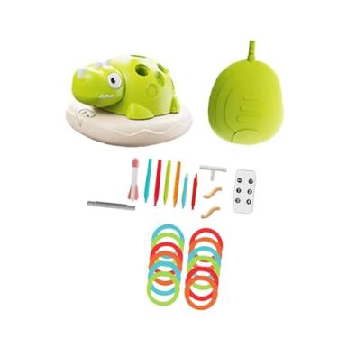 Imagem de MERIGLARE 3 em 1 jogos ao ar livre brinquedo lançador de foguetes brinquedo de jardim, brinquedo interativo de jogo de anéis, jogo de salto para festa de