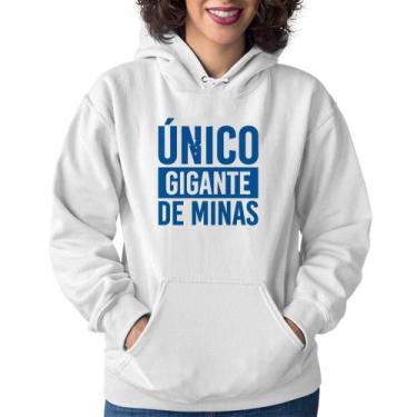 Imagem de Moletom Feminino Único gigante de Minas - Foca na Moda, Branco, GG