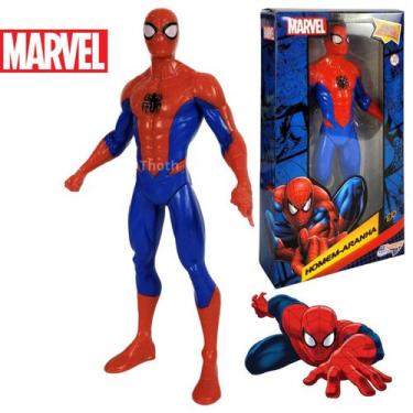 Imagem de Boneco Homem Aranha Grande Marvel Vingadores Articulado