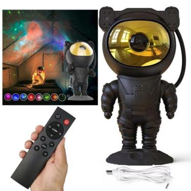 Imagem de Projetor Led Astronauta Galaxia Estrela Nebulosa Decoraçao Espacial Qu