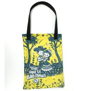 Imagem de Bolsa Sacola Ecobag 30x40 Arraiá Personalizada - TD Sublimação Persona