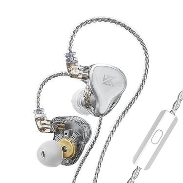 Imagem de CCA Fones de ouvido intra-auriculares KZ ZAS 16 unidades 7BA 1DD drivers híbridos HiFi IEM fones de ouvido com fio de alta clareza para músicos, cantores, bateristas audiófilos de DJ