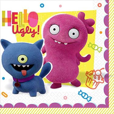 Imagem de UglyDolls Movie Multicolor Beverage Party Napkins, 5" x 5", 16 Ct.