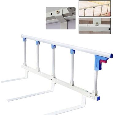 Imagem de Protetor Lateral De Segurança Para Idosos - Barra De Assistência De Cama Dobrável Para Corrimão De Cama De Hospital - Trilho De Cabeceira Médico Para Idosos