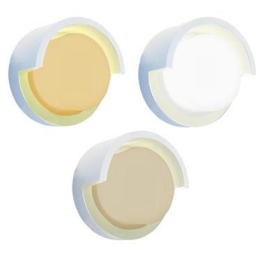 Imagem de Arandela Parede Muro Redonda Branca + Lâmpada G9 3 Cores - Lartec, 220