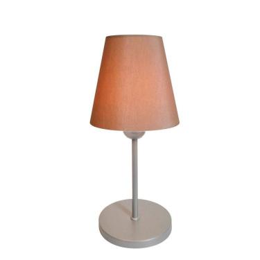 Imagem de Abajur Cabeceira Para Quarto Cone Vivare Md-2005 Cúpula em Tecido Cone - Bivolt