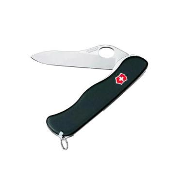 Imagem de Canivete Inox Sentinel Preto com Presilha, Pinça e Palito - Victorinox