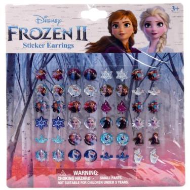 Imagem de Conjunto de brincos autocolantes com o tema Disney Frozen II, 24 pares