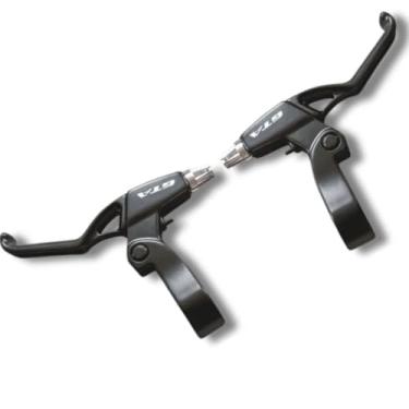 Imagem de Manete De Freio Preto Bike Maçaneta V-brake Gta Alumínio Par