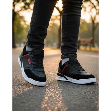 Imagem de Tênis Casual Juvenil Via Vip Sneaker Camurça Menino