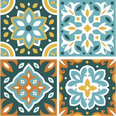 Imagem de Azulejo colorido - Cerâmica Carmelo