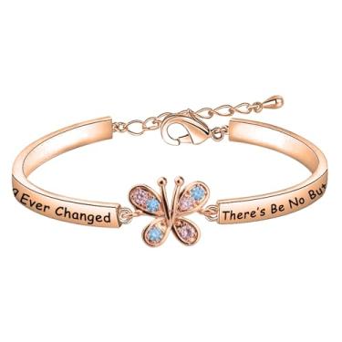 Imagem de Pulseira de presente de borboleta If Nothing Ever Changed There Be No Butterflies Gifts For Butterfly Lovers Jewelry Bracelet