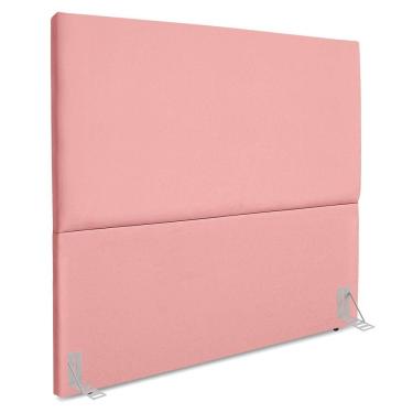 Imagem de Cabeceira Casal 140 Cm Com Frame Luna Suede Rosa Artte Rosa