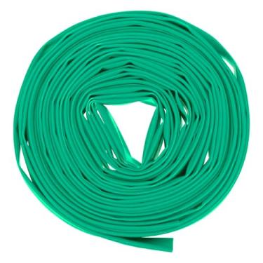 Imagem de DMiotech Tubo termorretrátil tubo de isolamento elétrico 2:1 tubo de fio de cabo envoltório manga verde 1 cm diâmetro 5 pés de comprimento