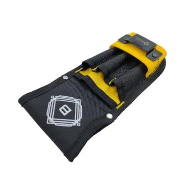 Imagem de Pequena bolsa organizadora de ferramentas utilitária com suporte de fita métrica, bolsa de ferramentas de eletricista para cinto