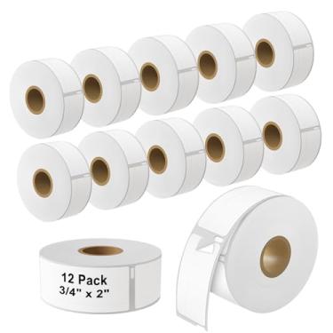 Imagem de MaxGear Etiquetas térmicas de 3/10.2 cm x 5.1 cm, compatíveis com etiquetas de endereço e código de barras DYMO 30330, etiquetas de envio com adesivo forte e perfuradas para etiquetadora DYMO, 6000