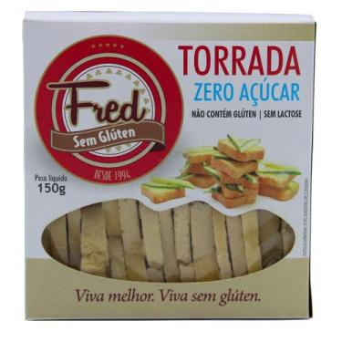 Imagem de Torrada Zero Açúcar Fred Sem Glúten 150g