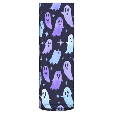 Imagem de JUZIHAI Lindo vaso fantasma para flores 9,9 cm x 30 cm cilindro de plástico moderno vaso de flores para centro de mesa de casamento decoração de casa