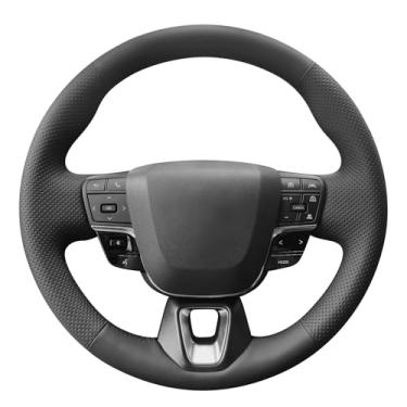 Imagem de MEWANT Capa de volante com costura DIY para Toyota Crown 2023-2024 / Camry 2025 Acessórios de volante para Toyota Crown