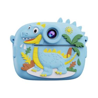 Imagem de Câmera Instantânea Para Crianças Com Dinossauro Fofo, Câmera Dual 1080