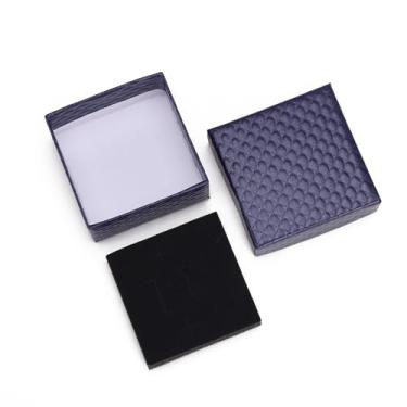 Imagem de Caixa de Joias em Papelão com Tampa Céu e Terra Relleve para Embalagem Colares Anéis