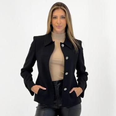 Imagem de Casaco Malise Curto Malha Executive Feminino-Feminino
