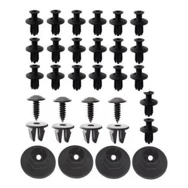 Imagem de 32 Presilha Grampo Parachoque Parabarro Hyundai Hb20 2018 - Congratula