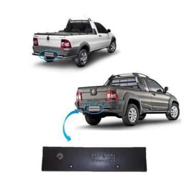 Imagem de Suporte Placa Strada Adventure Working 2004 2015 - Fiat