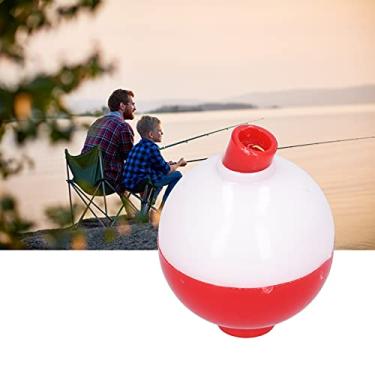Imagem de 01 Acessórios de pesca, boias de pesca vermelho e branco, difícil de quebrar para atividades ao ar livre para pesca (38 mm)