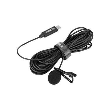 Imagem de Microfone de lapela omnidirecional BOYA by-M3 para dispositivos Android USB-C (comprimento do cabo de 236 polegadas)