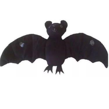 Imagem de Morcego De Pelúcia 20 Preto Cm Antialérgico - Mirante Brasil