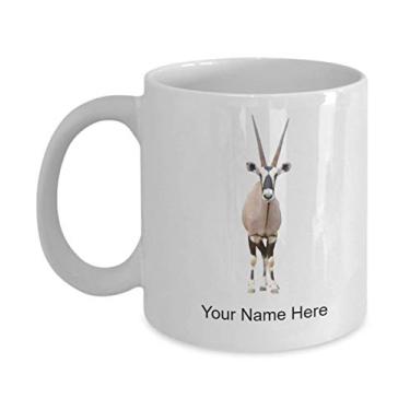 Imagem de Caneca Oryx personalizada - Caneca de café Oryx - Ideia de presente Oryx - Copo Oryx personalizado - Caneca Oryx personalizada - Caneca de café 325 ml