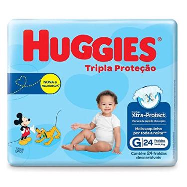 Imagem de Fralda Infantil Huggies Tripla Proteção C/24 G