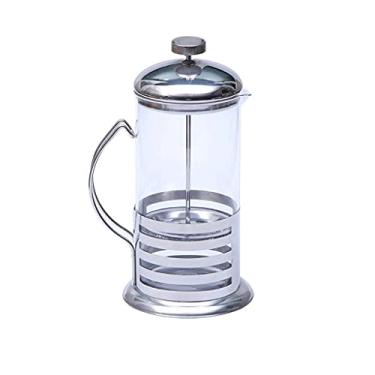 Imagem de Cafeteira/Cremeira Prensa francesa De Vidro e Aço Inox 350ML (Prata - Variação: 4)
