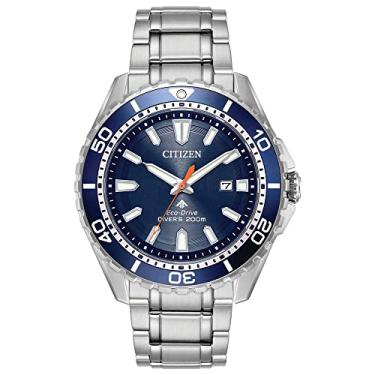 Imagem de Citizen Relógio masculino Eco-Drive Promaster Diver, Mostrador azul, 9 inches, BN0191-55L Eco-Drive