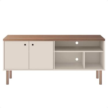 Imagem de Bancada Para TV Até 60 Polegadas Multi Bege Caemmun