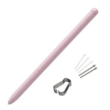 Imagem de SLAUNT Caneta Stylus Galaxy Tab S6 Lite S compatível com Samsung Galaxy Tab S6 Lite (EJ-PP610) S21U S7fe S8 S9 Touch Stylus Pen Book Pro 360 Book2 3 Pro 360 Touch Pen (Chiffon Pink