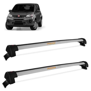 Imagem de Rack De Teto Uno Vivace 2011 a 2021 4 Pts Alumínio Prata