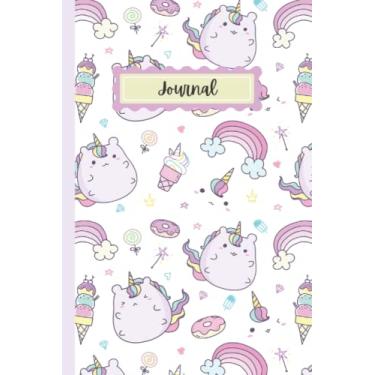 Imagem de Kawaii Unikitty Unicorn Cat Journal para meninas adolescentes, meninas, presentes para professores: páginas pautadas