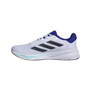 Imagem de adidas Tênis masculino Response, Branco/tinta aurora/Flash Aqua, 10.5