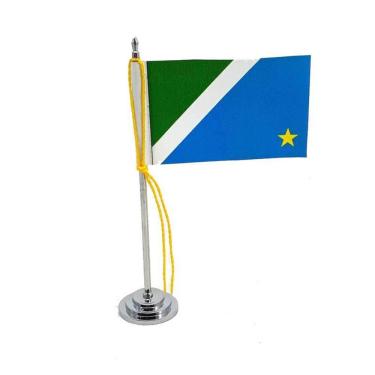 Imagem de Mini Bandeira Mesa Mato Grosso Do Sul Mastro 15 Cm