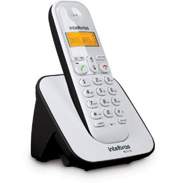 Imagem de Aparelho Telefone Fixo Sem Fio Bina Com Pilhas Alta Duração - Intelbra